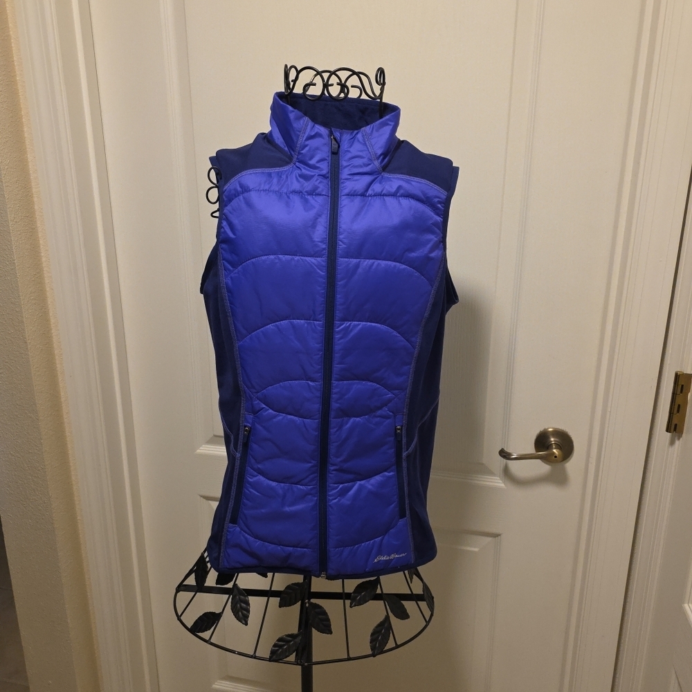 Eddie Bauer Women's Vibrant Blue Quilted Vest